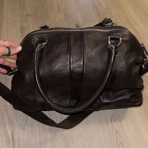 FURLA Brown Leather Doctor's Bag